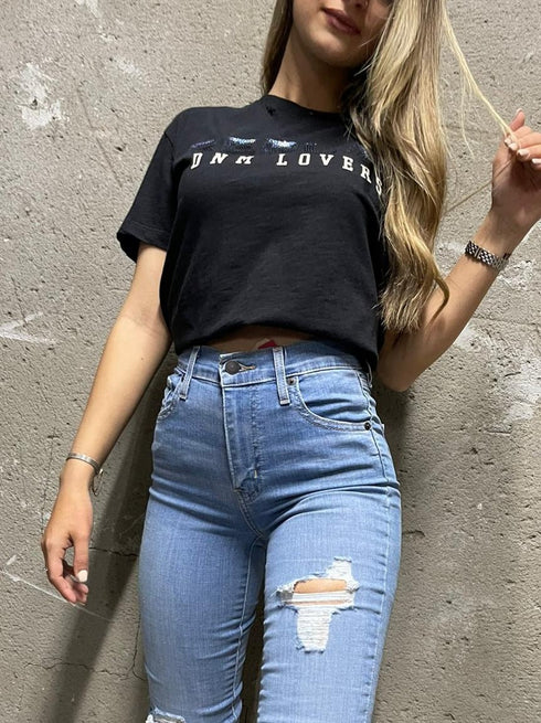 Replay Women Tshirt טישרט ריפליי לנשים שחור